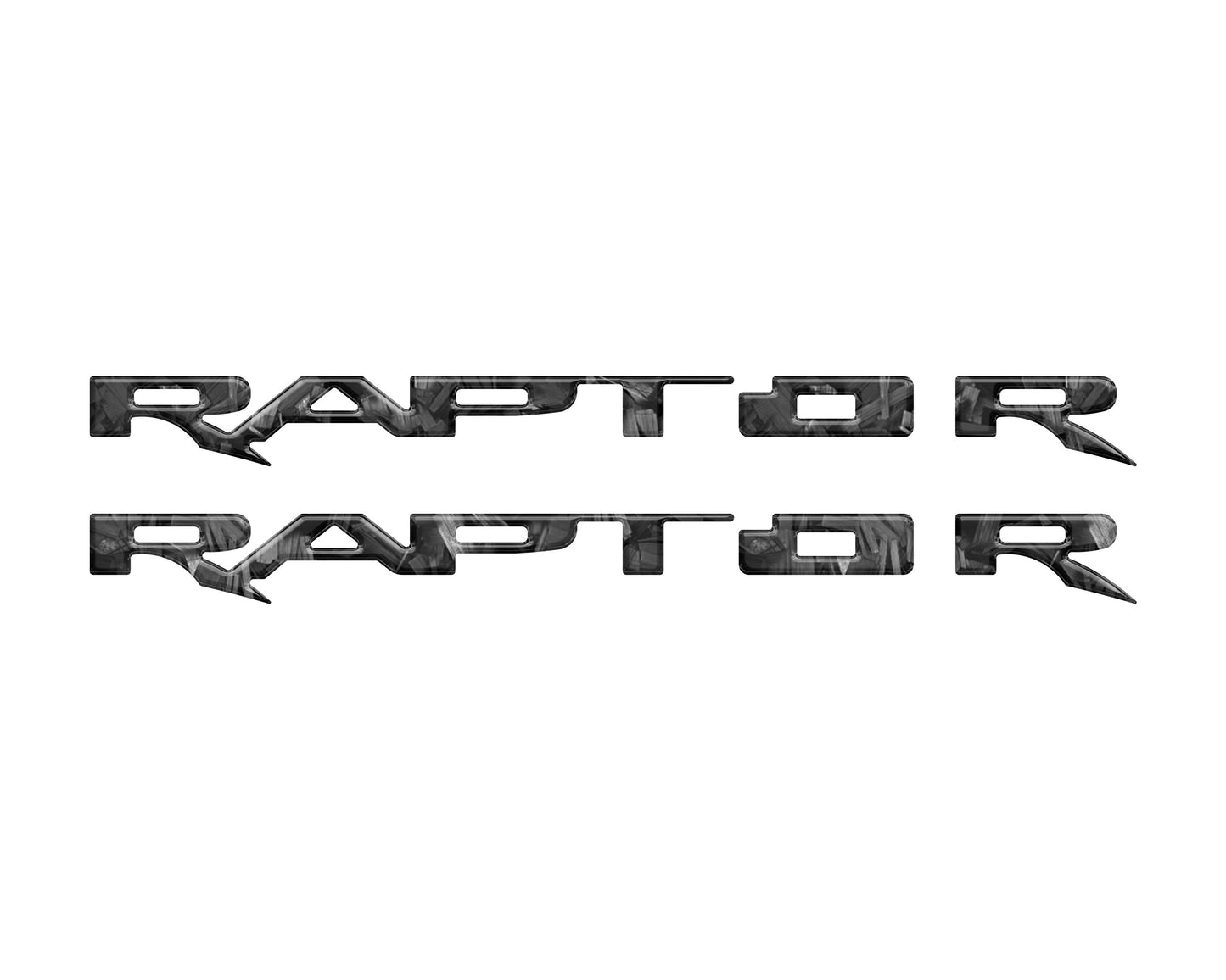 Running Board Emblem Overlays Fits 2017-2024 Ford F-150 Raptor
