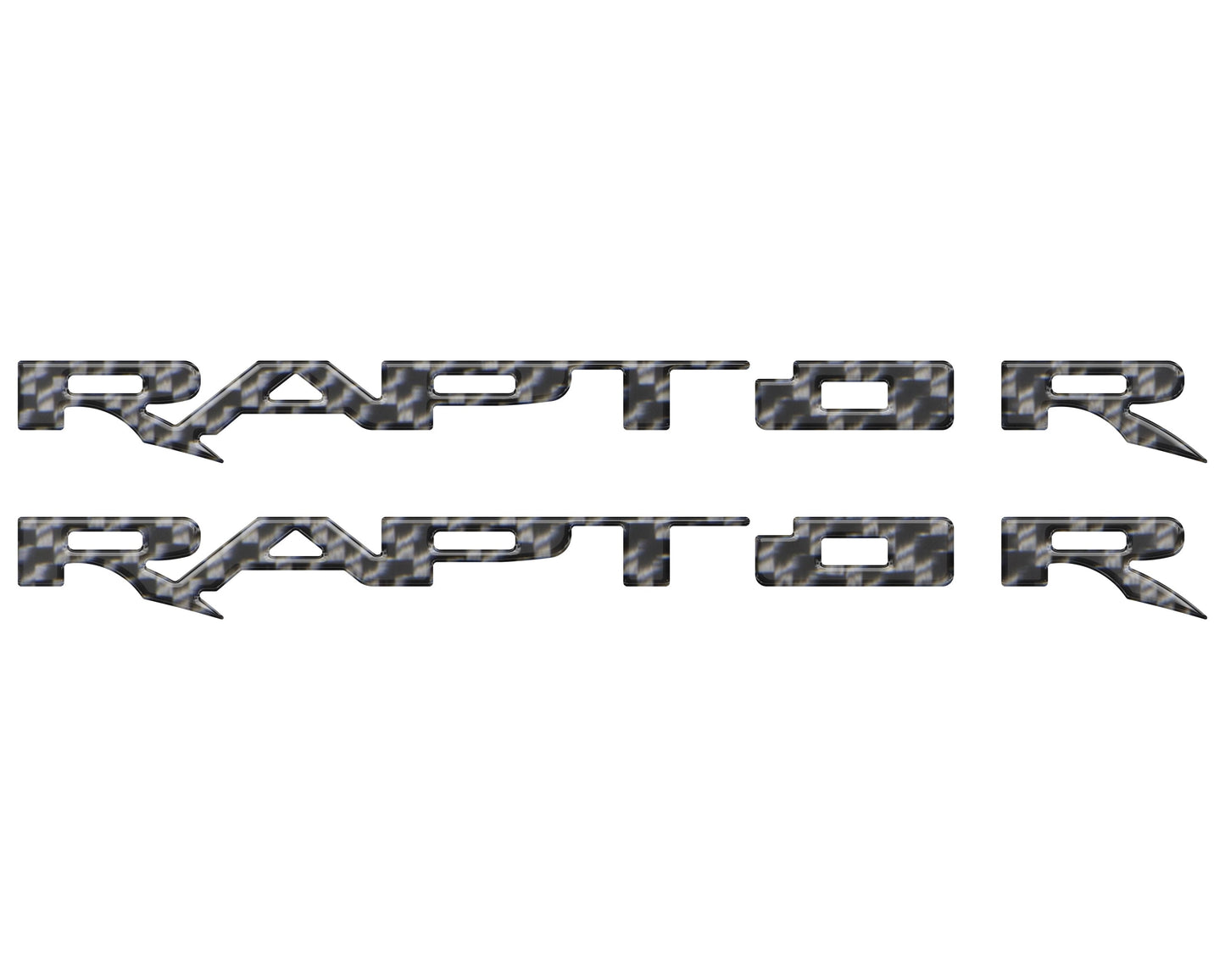 Running Board Emblem Overlays Fits 2017-2024 Ford F-150 Raptor