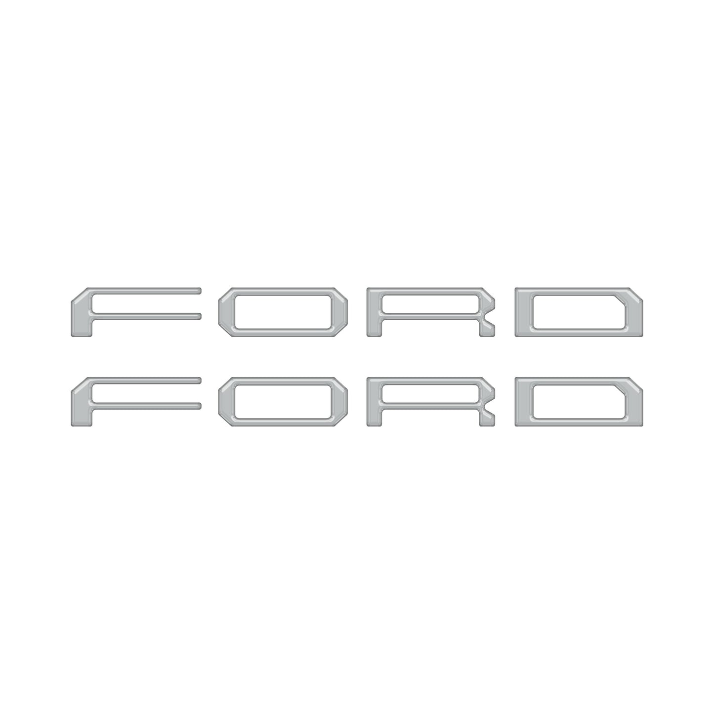 Tremor Running Board Letter Inserts Fits 2020-2026 Ford Super Duty Tremor