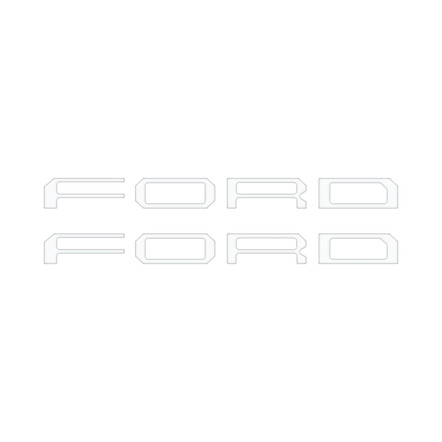Tremor/Raptor Running Board Letter Inserts Fits 2025-2026 Ford F-150
