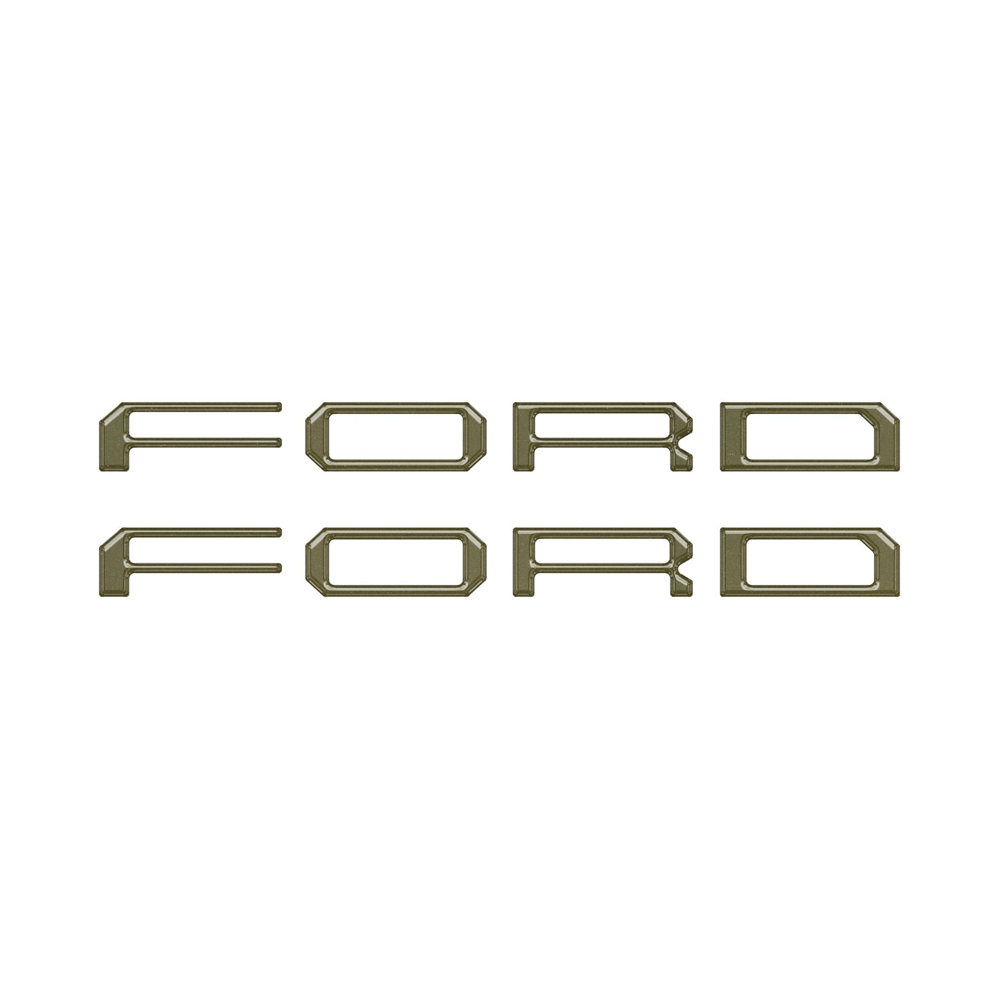 Tremor/Raptor Running Board Letter Inserts Fits 2025-2026 Ford F-150
