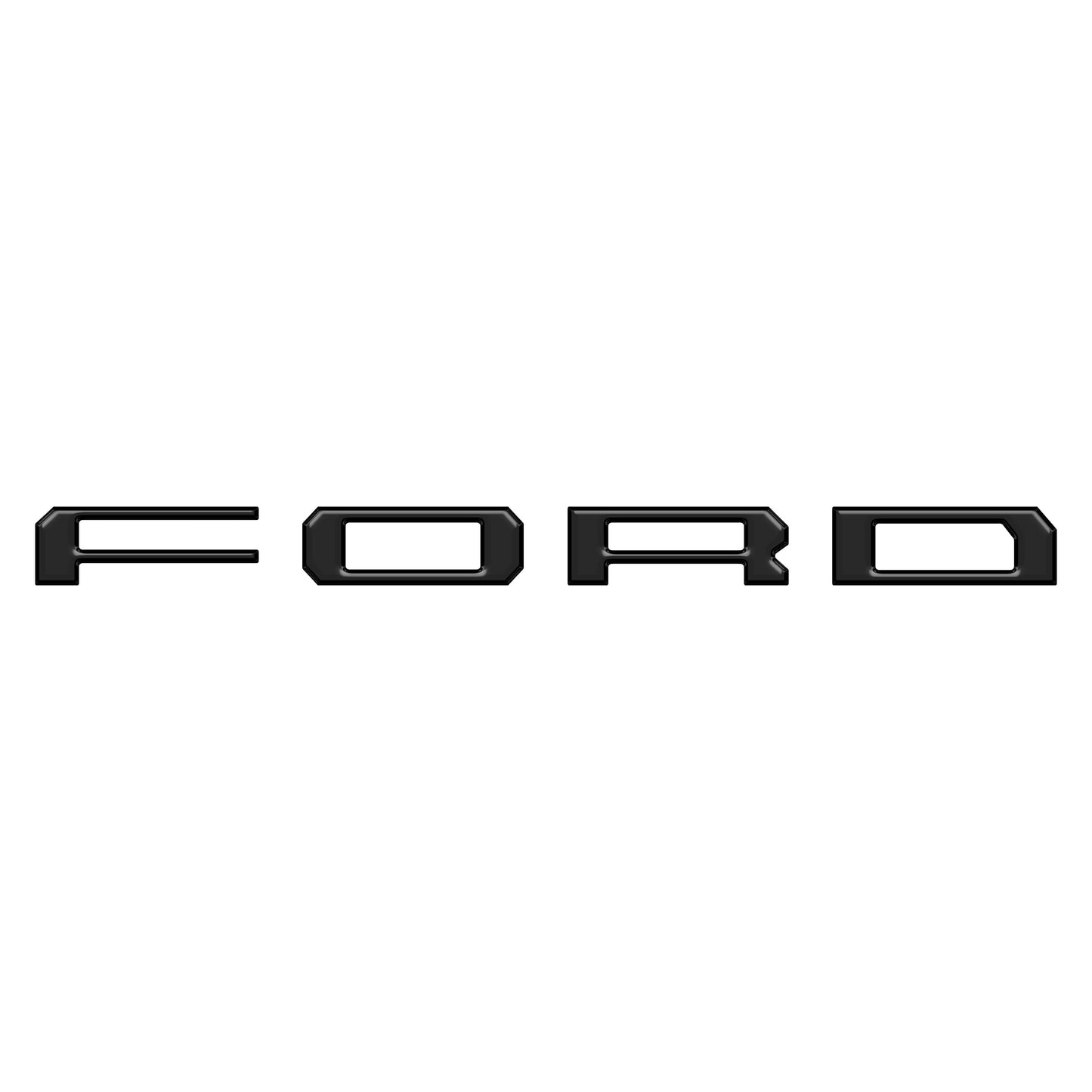 Lightning Rear Bumper Overlays Fits 2022-2026 Ford F-150 Lightning