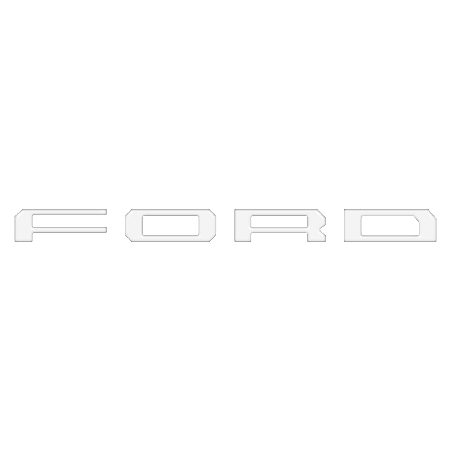 Lightning Rear Bumper Overlays Fits 2022-2026 Ford F-150 Lightning