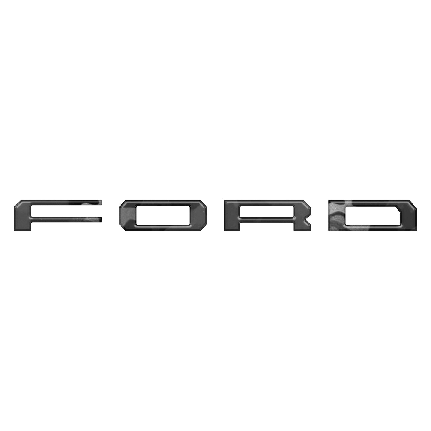 Lightning Rear Bumper Overlays Fits 2022-2026 Ford F-150 Lightning