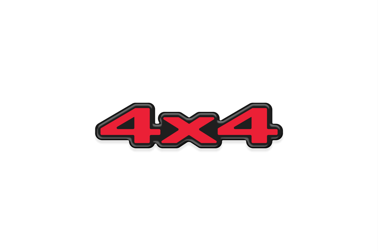 Universal 4x4 Badge Overlays Fits Any Vehicle