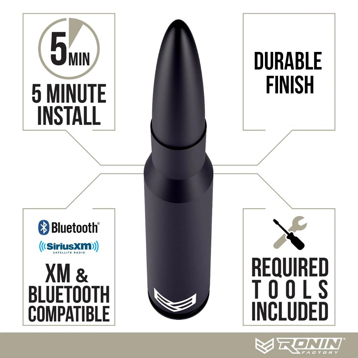 DODGE RAM SMARTLOCK™ BULLET ANTENNA
