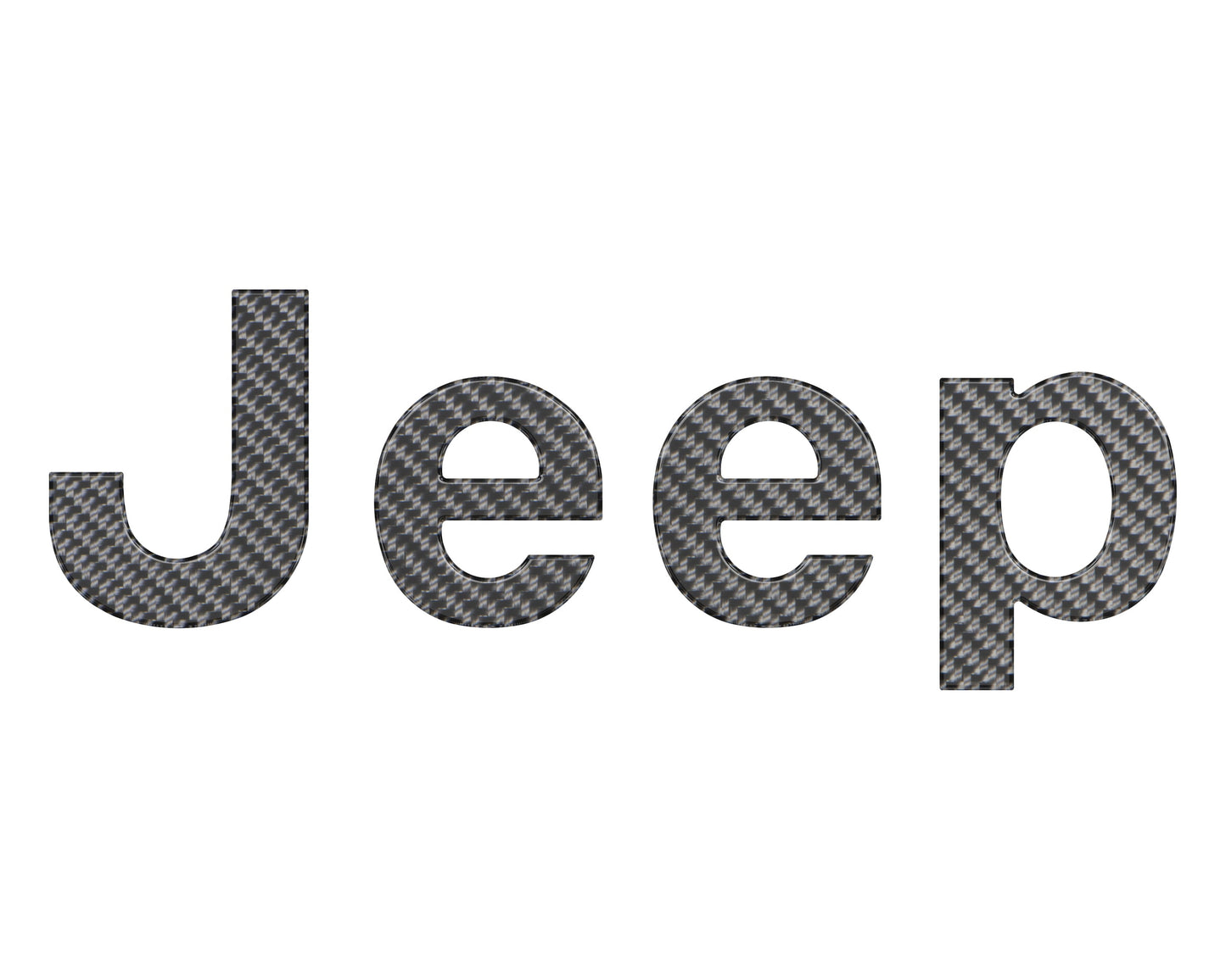 Tailgate Letter Overlays Fits 2019-2026 Jeep Gladiator