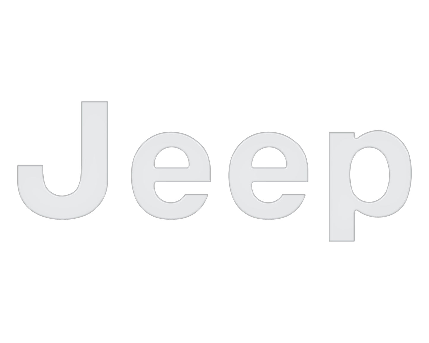 Tailgate Letter Overlays Fits 2019-2026 Jeep Gladiator