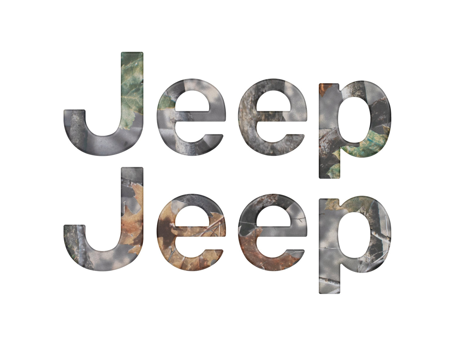 Driver & Passenger Side Letter Overlays Fits 2018-2026 Jeep Wrangler JL