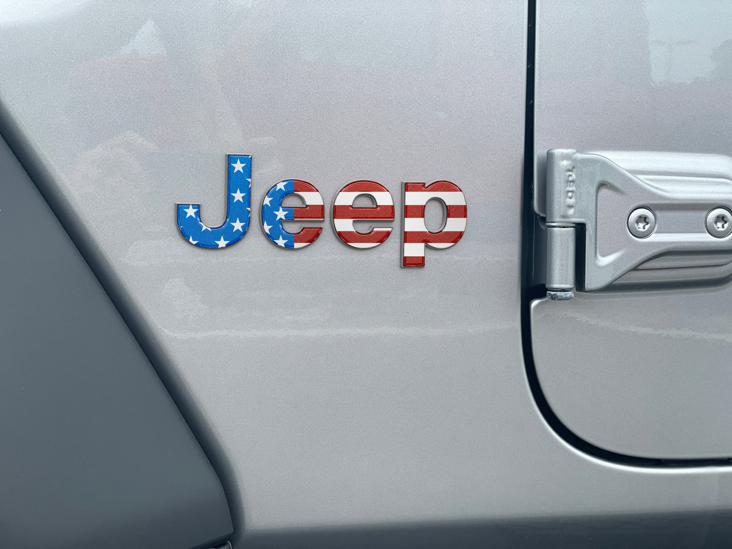 Driver & Passenger Side Letter Overlays Fits 2018-2026 Jeep Wrangler JL