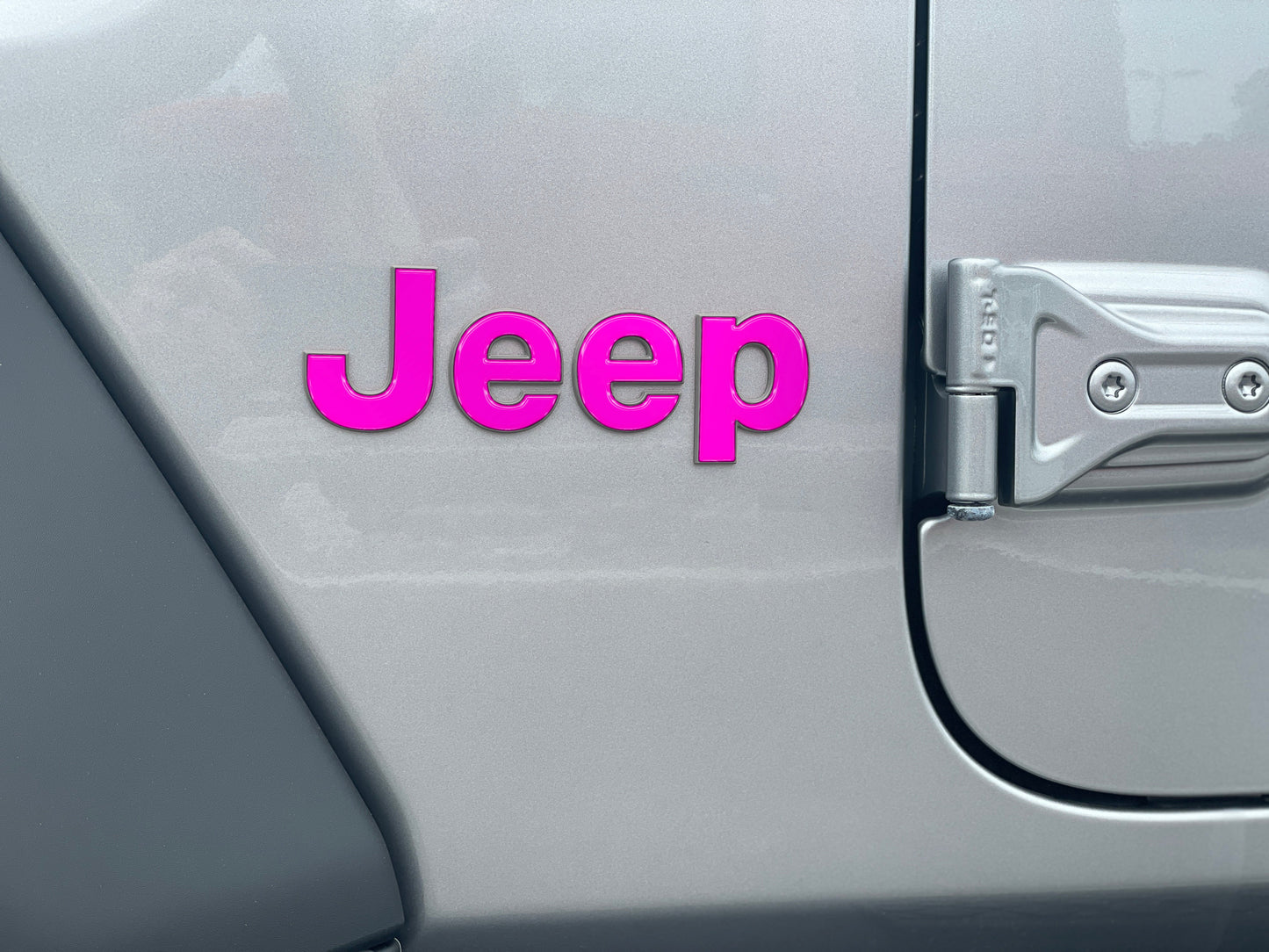 Driver & Passenger Side Letter Overlays Fits 2018-2026 Jeep Wrangler JL