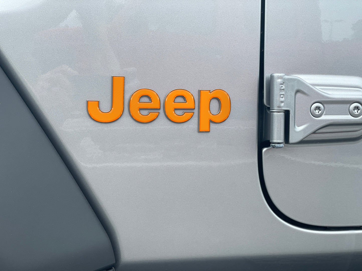 Driver & Passenger Side Letter Overlays Fits 2018-2026 Jeep Wrangler JL