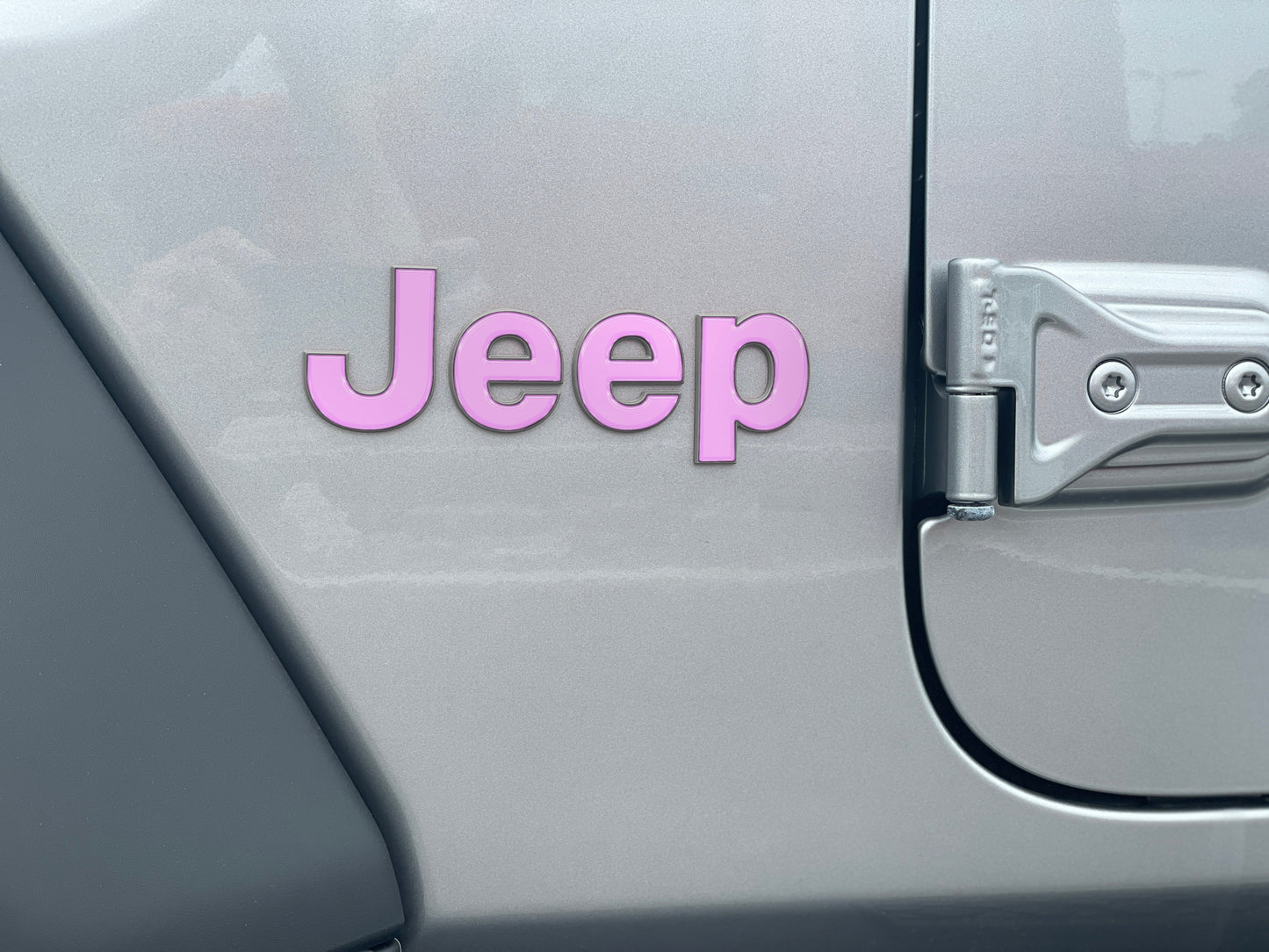 Driver & Passenger Side Letter Overlays Fits 2018-2026 Jeep Wrangler JL