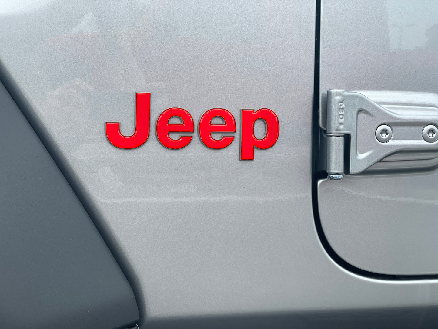 Driver & Passenger Side Letter Overlays Fits 2018-2026 Jeep Wrangler JL