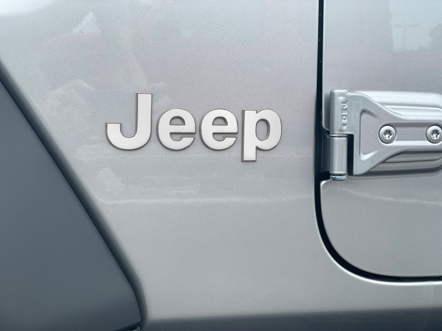 Driver & Passenger Side Letter Overlays Fits 2018-2026 Jeep Wrangler JL