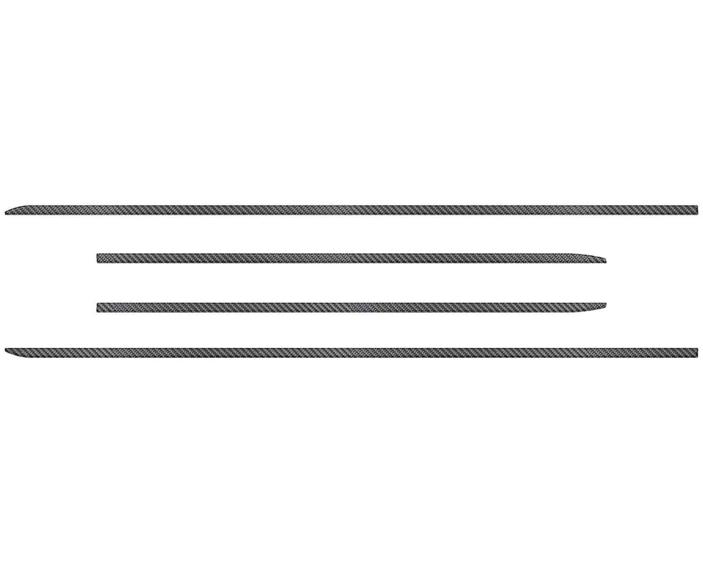 Side Roof Accent Overlays Fits 2019-2026 Jeep Gladiator