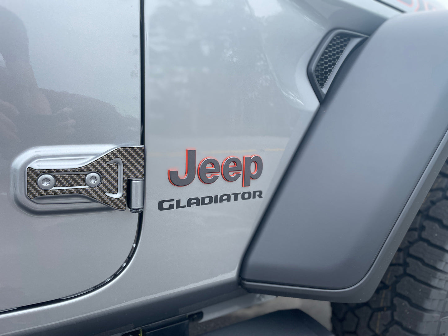 Door Hinge Overlays Fits 2019-2026 Jeep Gladiator