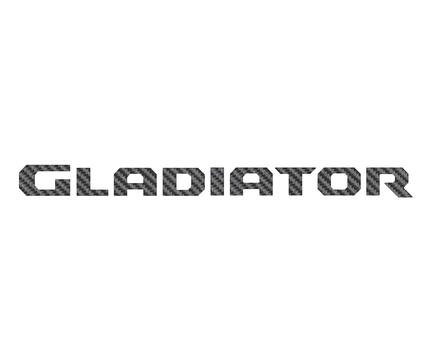 Raised Lettering Decal Fits 2020-2026 Jeep Gladiator