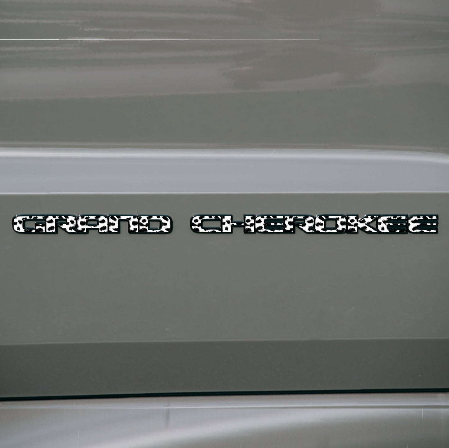 GRAND CHEROKEE Door Emblem Overlay Decal Set | Fits 2017–2022 WK2