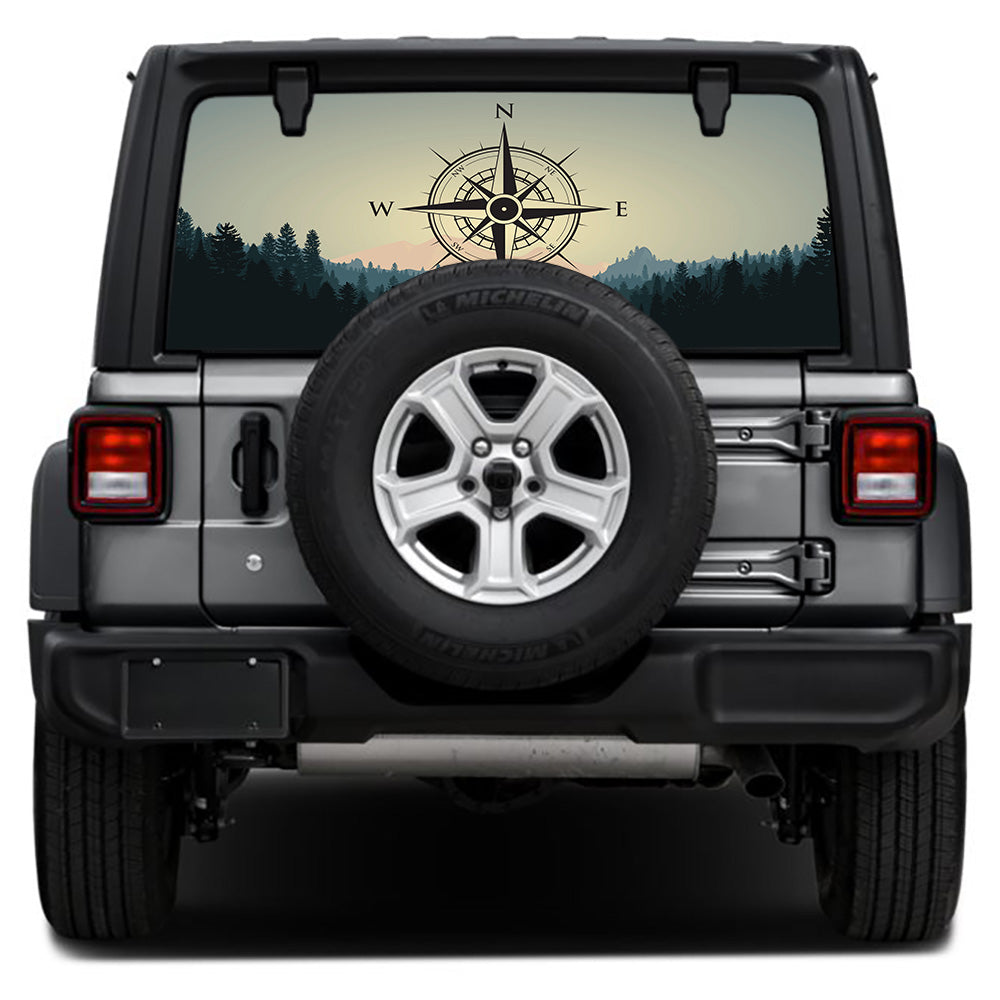 Get Lost Rear Window Decal