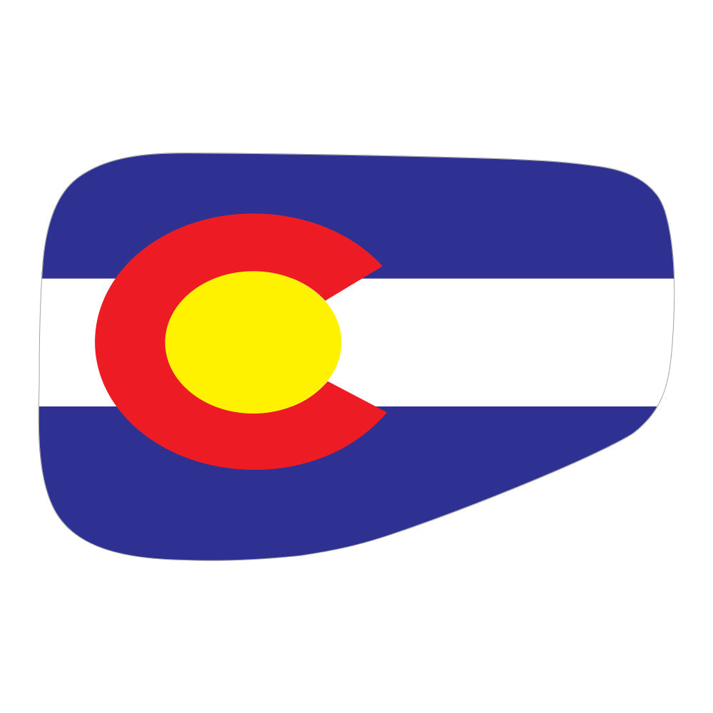 Colorado State Flag Gas Cap Decal for JT or Gladiator