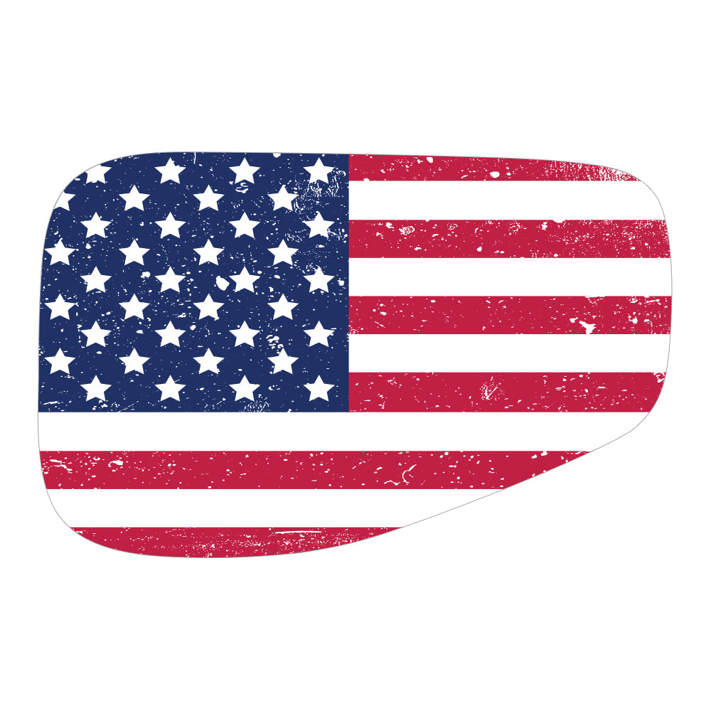 Old Glory Distressed Gas Cap Decal for JT or Gladiator