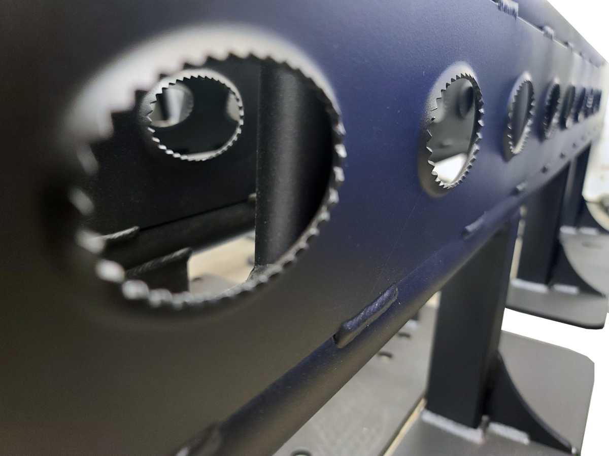 2010 - 2024 Toyota 4Runner Flat Sliders With Grip Top Plate POWDER COATED (ORIGINAL TOP PLATE)