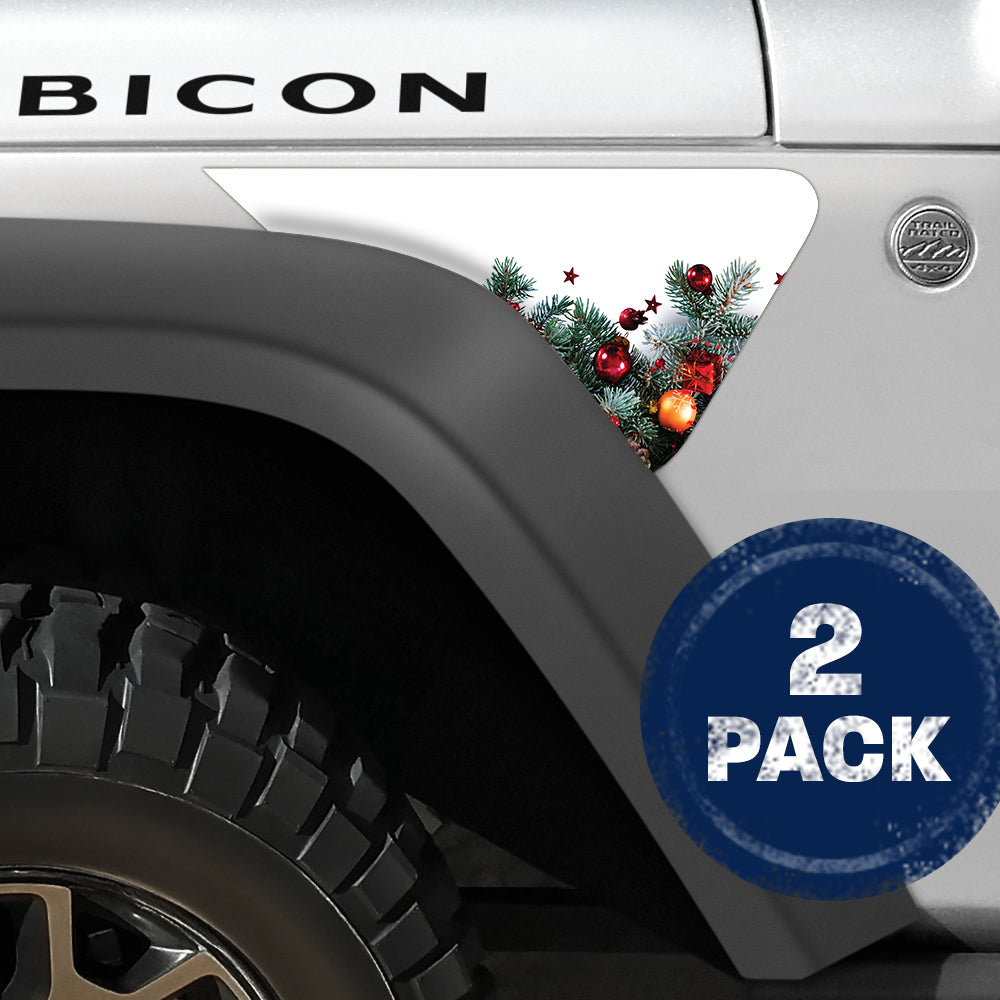 Holiday Star 2pc Vinyl Fender Decal
