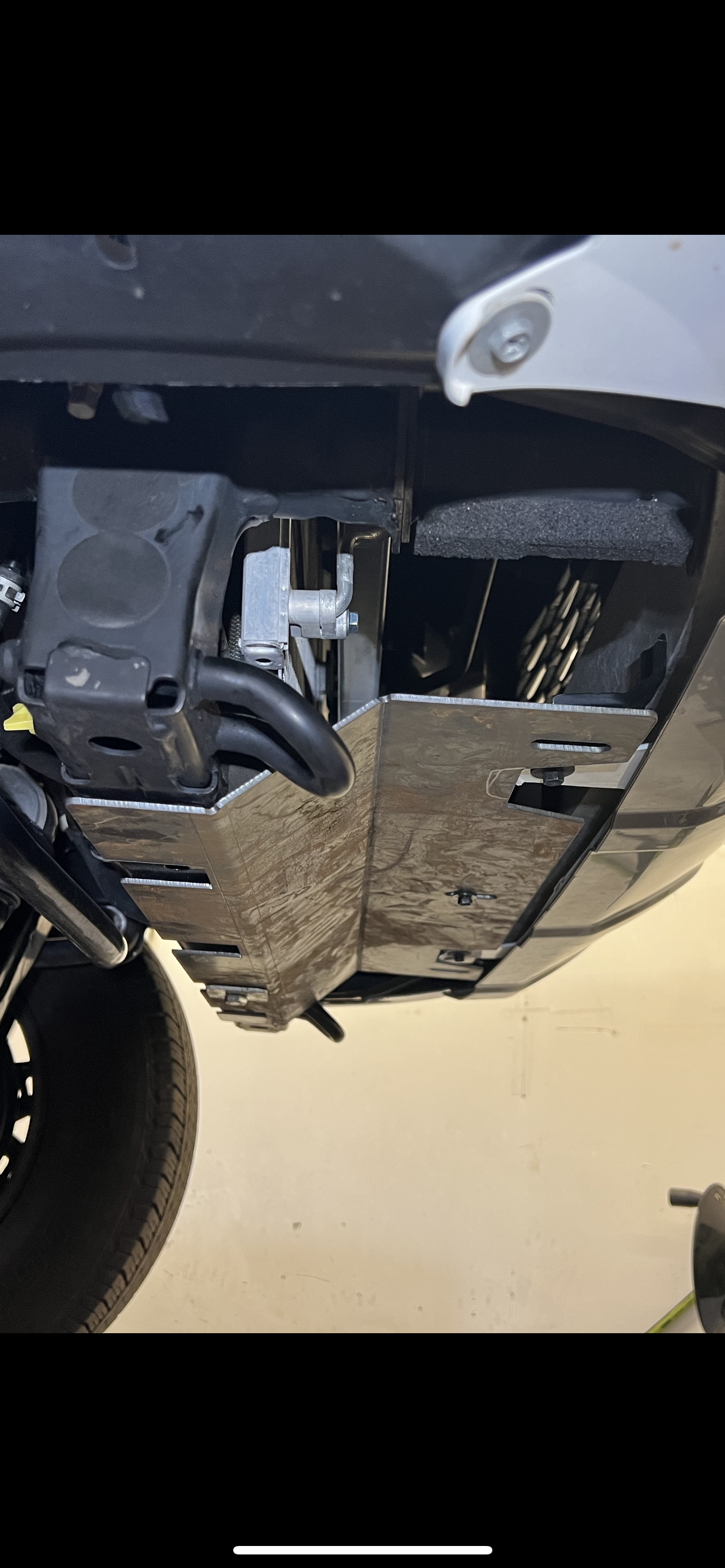 2010+ 5th Gen Toyota 4Runner Front Skid Plate Extension Bumper Fill Full Plate ** WORKS WITH STOCK BUMPER ONLY **