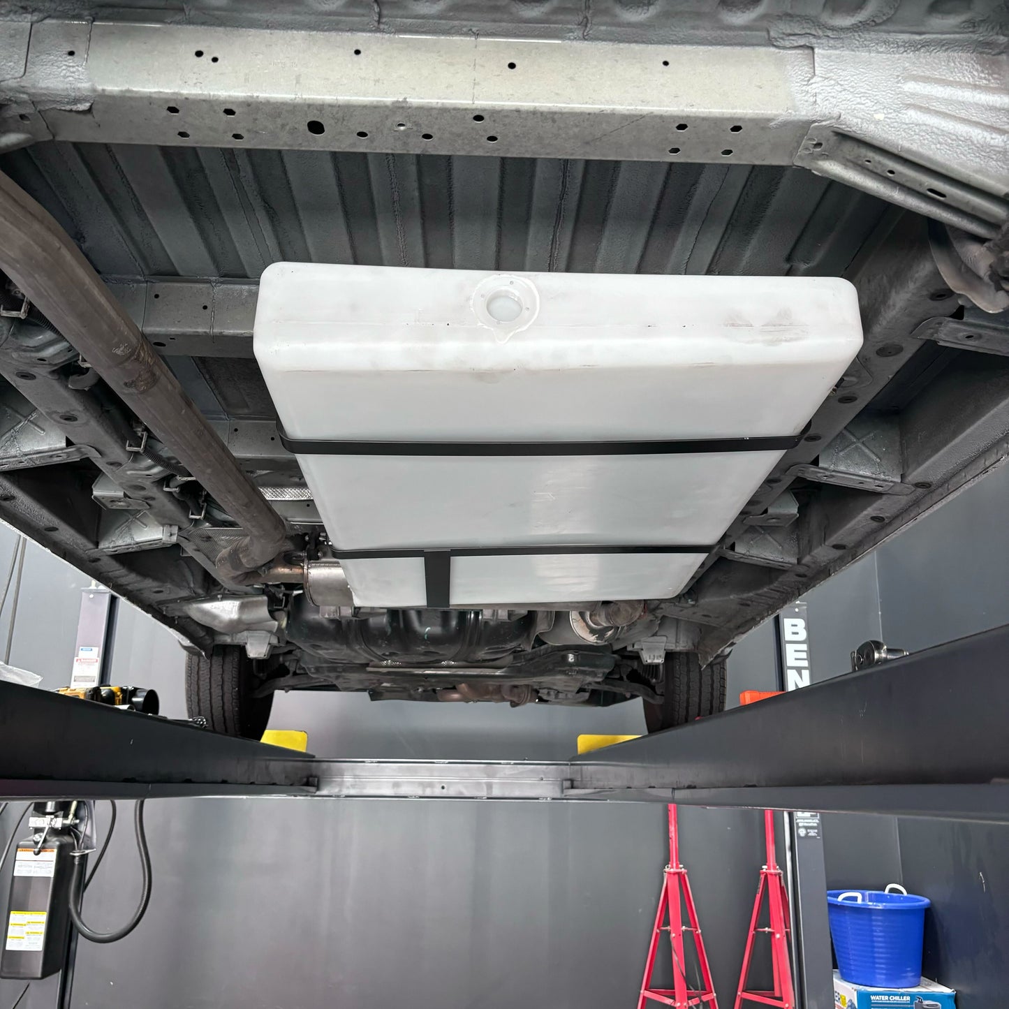 36 Gallon UNDERCARRIAGE Fresh/Grey WATER TANK FOR 2013-2025 DODGE / RAM PROMASTER 2500, 3500 159” AND 159" EXT