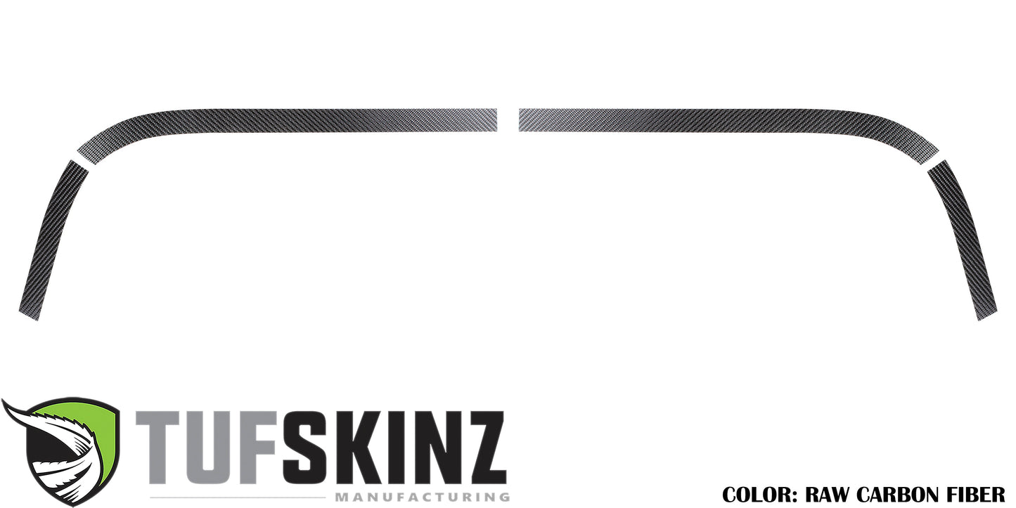 Front Hood Guard Accents Fits 2007-2018 Jeep Wrangler JK