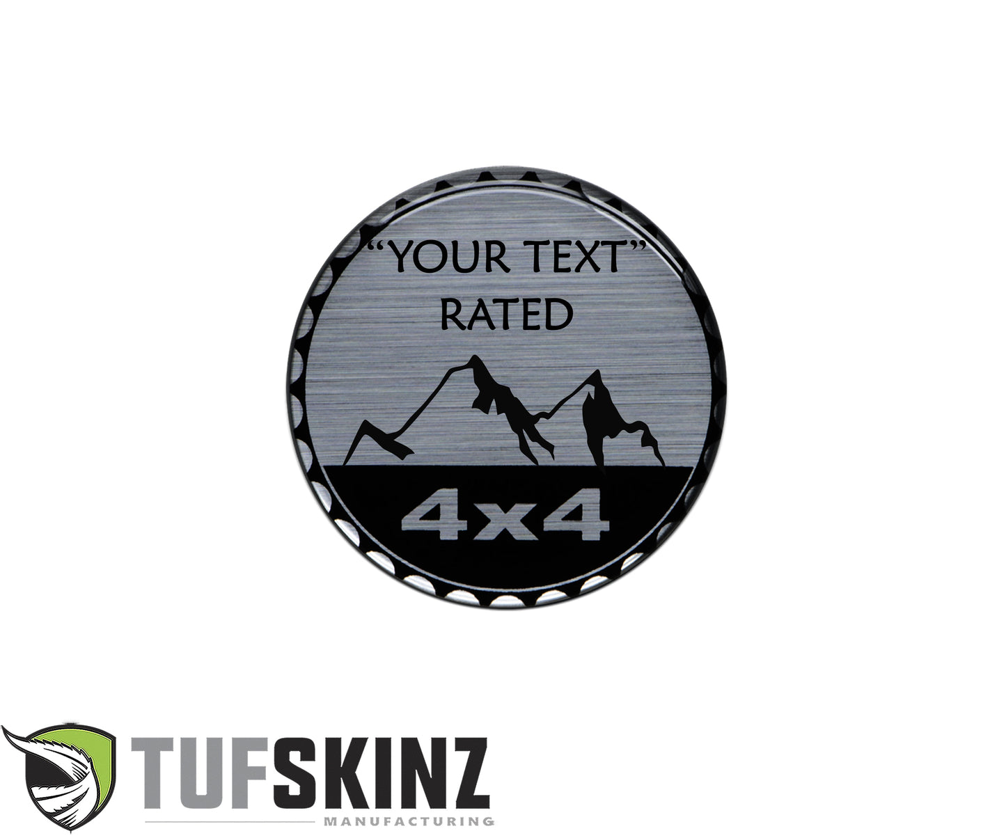 Custom Rated Badges - Fits Jeep