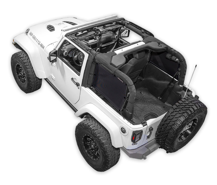 Jeep Wrangler JK 2-Door Sun Shade Solid Color Shade Top (2007–2017)