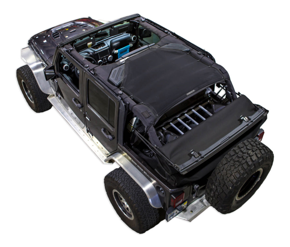 Jeep Wrangler JKU 4-Door Sun Shade Solid Color Shade Top (2007–2017)