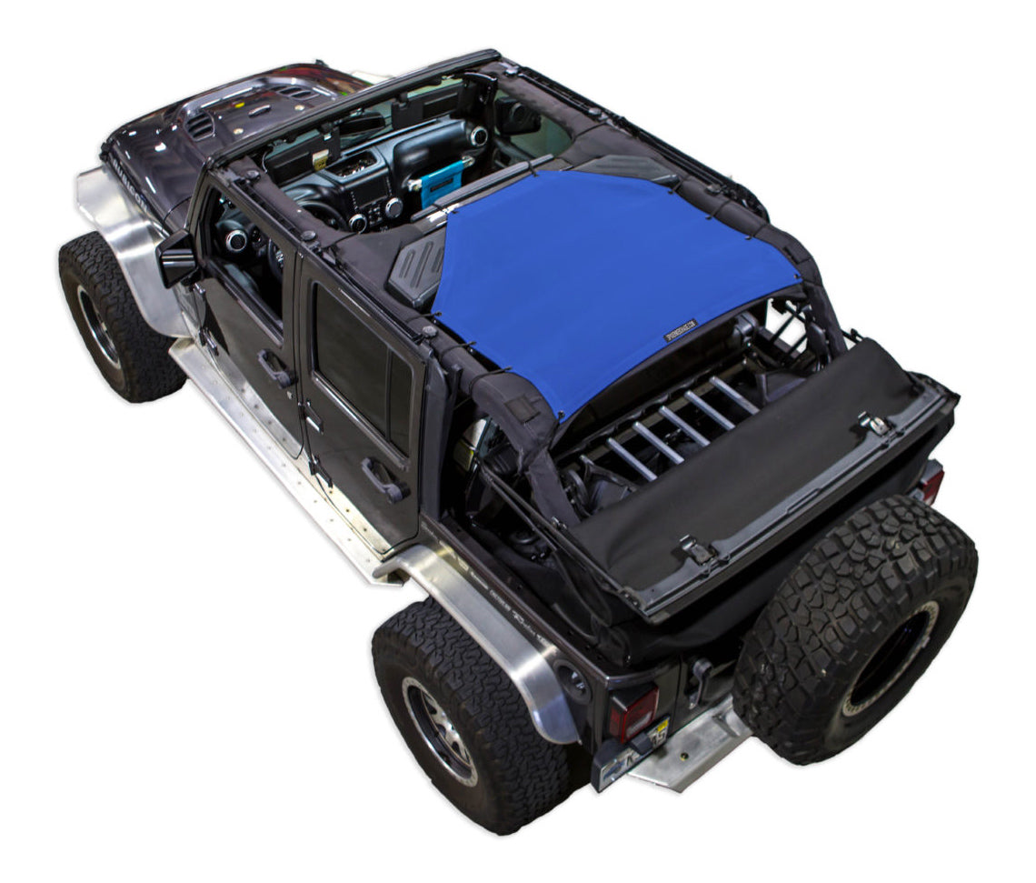 Jeep Wrangler JKU 4-Door Sun Shade Solid Color Shade Top (2007–2017)