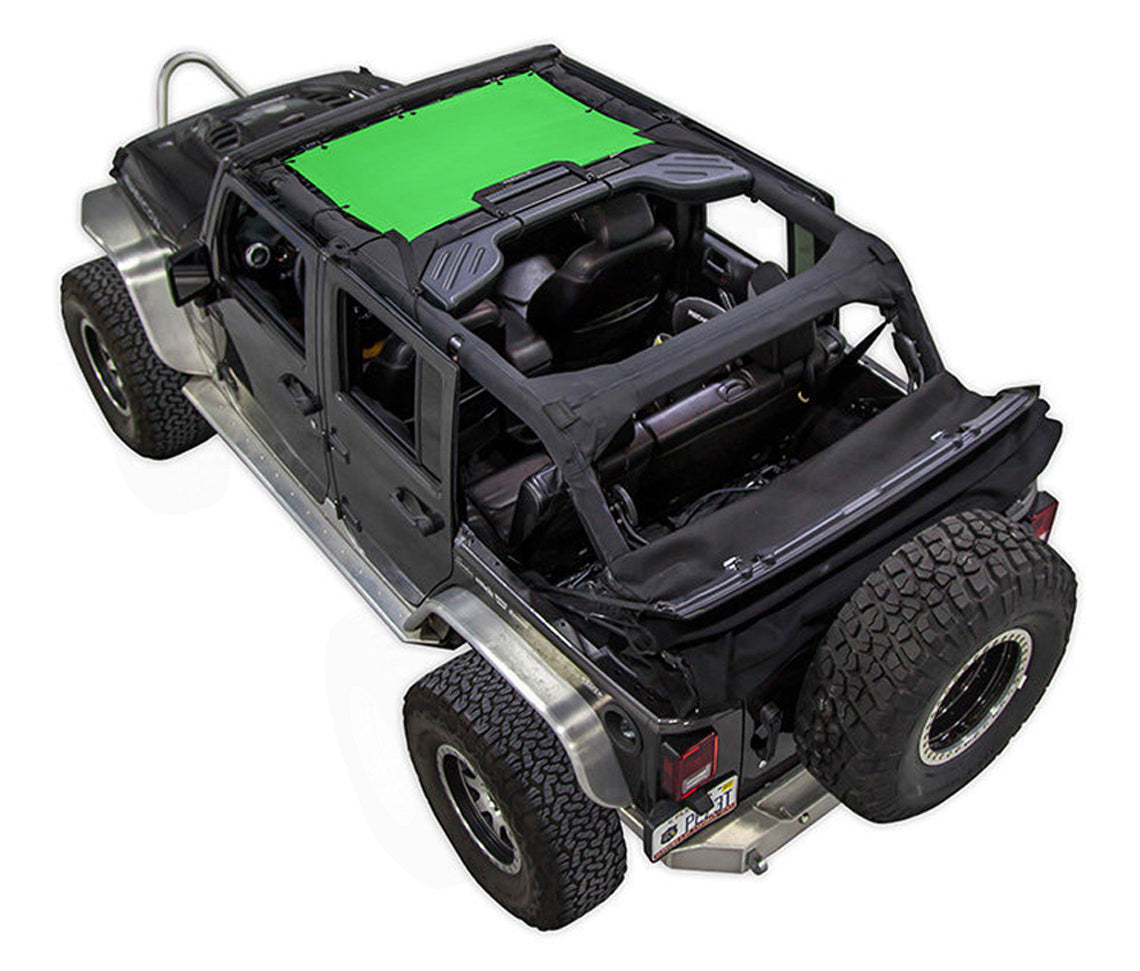 Jeep Wrangler JKU 4-Door Sun Shade Solid Color Shade Top (2007–2017)