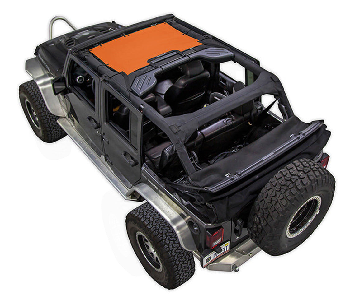 Jeep Wrangler JKU 4-Door Sun Shade Solid Color Shade Top (2007–2017)