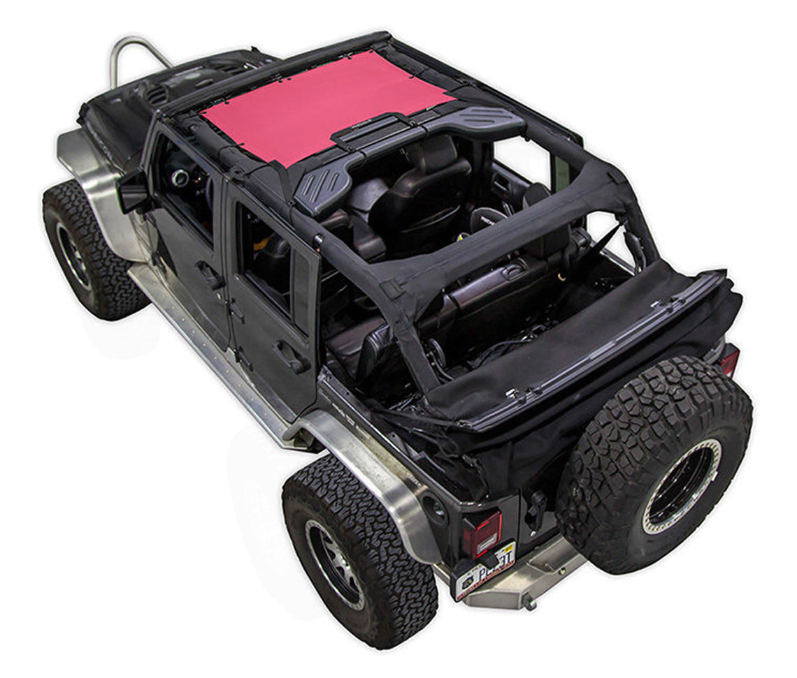 Jeep Wrangler JKU 4-Door Sun Shade Solid Color Shade Top (2007–2017)