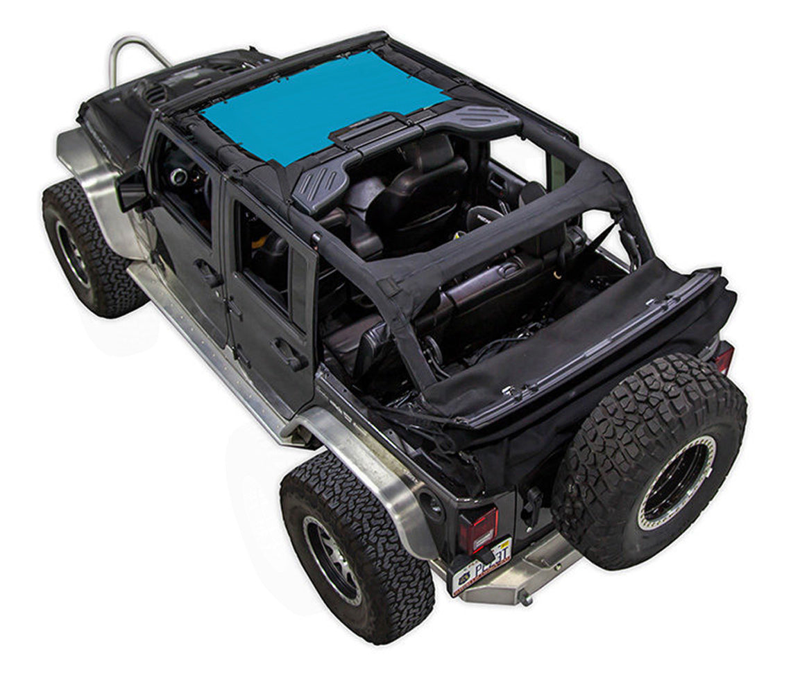 Jeep Wrangler JKU 4-Door Sun Shade Solid Color Shade Top (2007–2017)