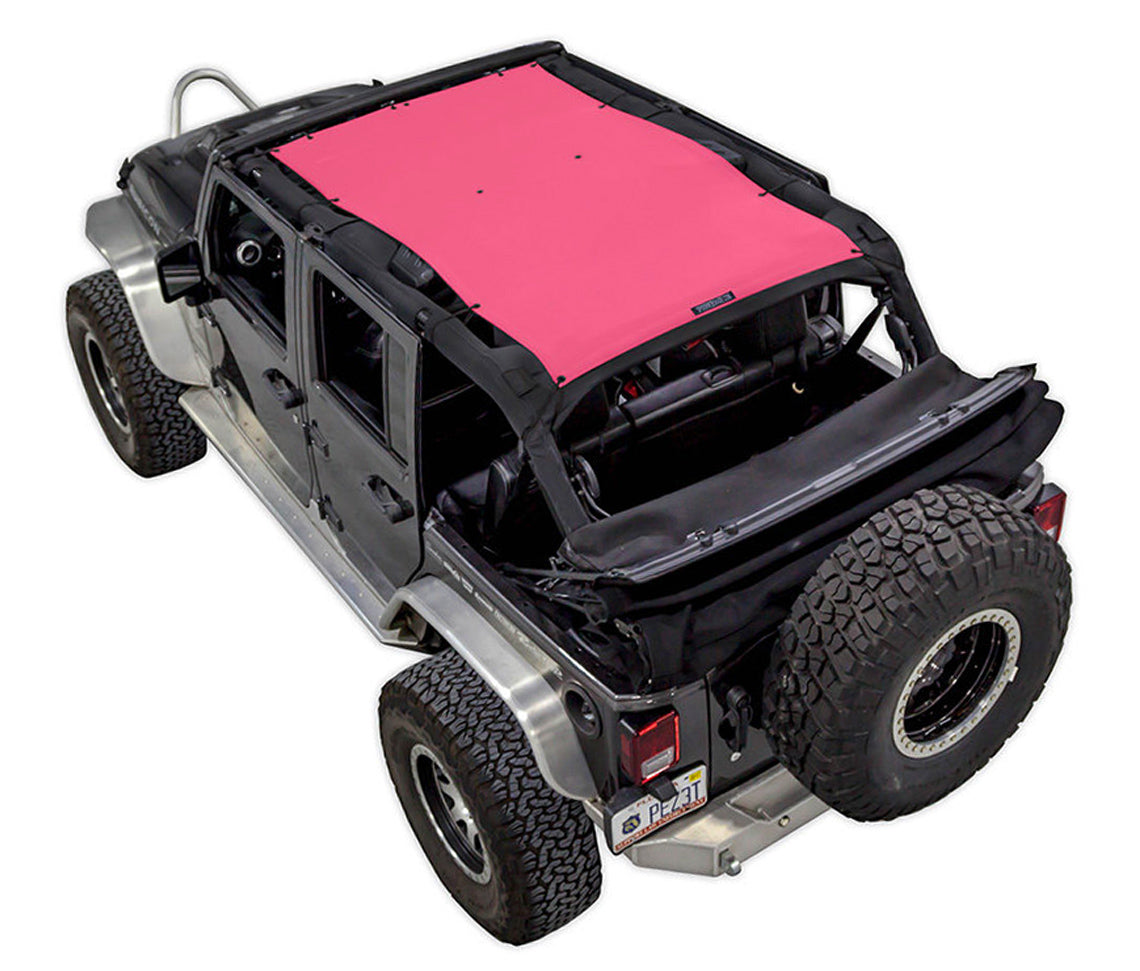 Jeep Wrangler JKU 4-Door Sun Shade Solid Color Shade Top (2007–2017)