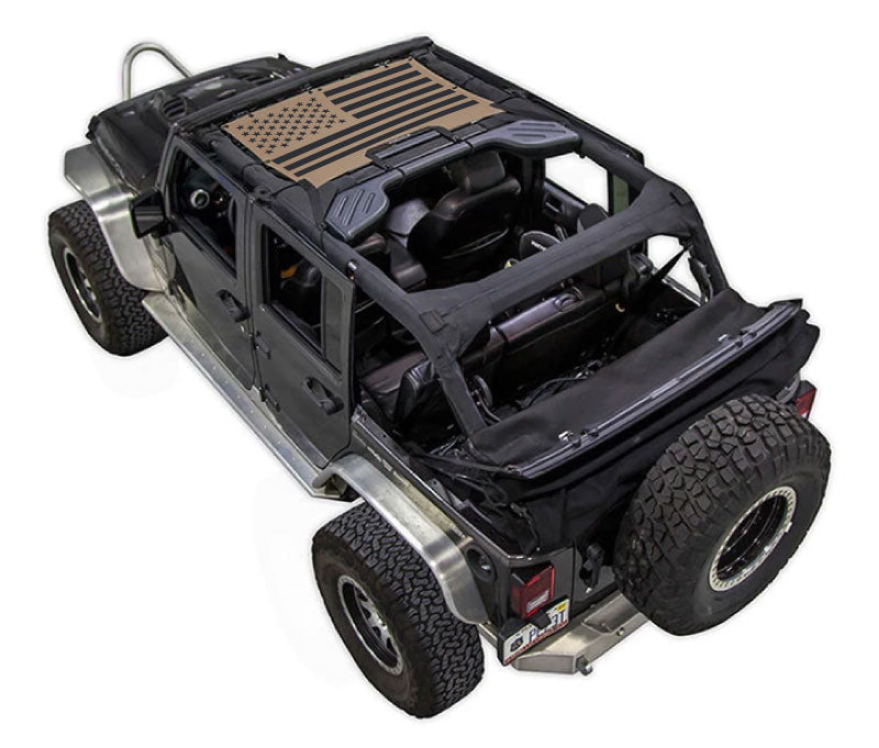 Jeep Wrangler JKU 4-Door Sun Shade Stock Printed Shade Top (2007–2017)