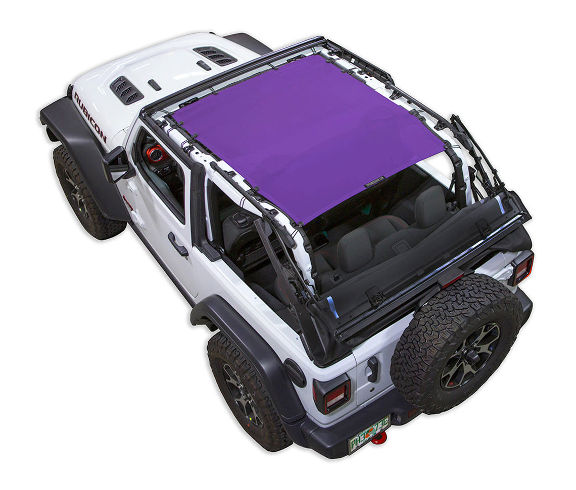 Jeep Wrangler JL 2-Door Sun Shade Solid Color Shade Top (2018–2026)