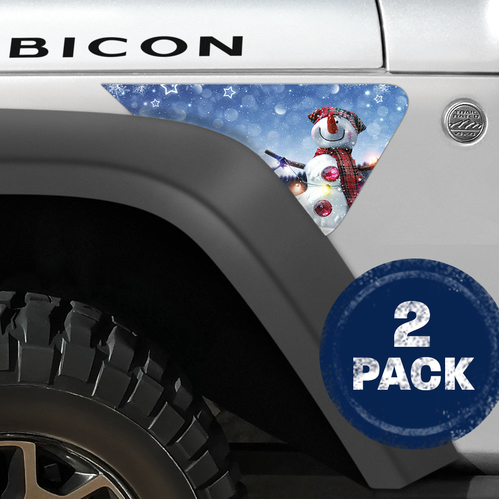Jack Frost 2pc Vinyl Fender Decal