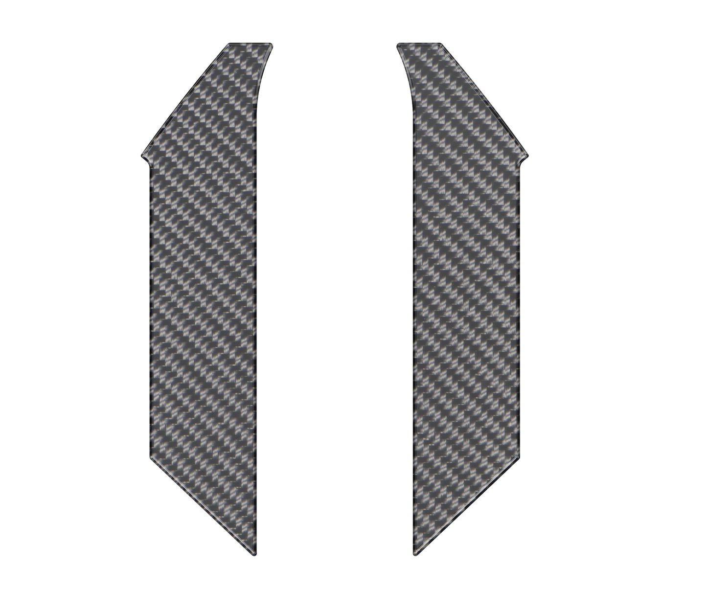 Side Windshield Cowl Panel Accent Overlays Fits 2024-2026 Toyota Land Cruiser & Lexus GX550