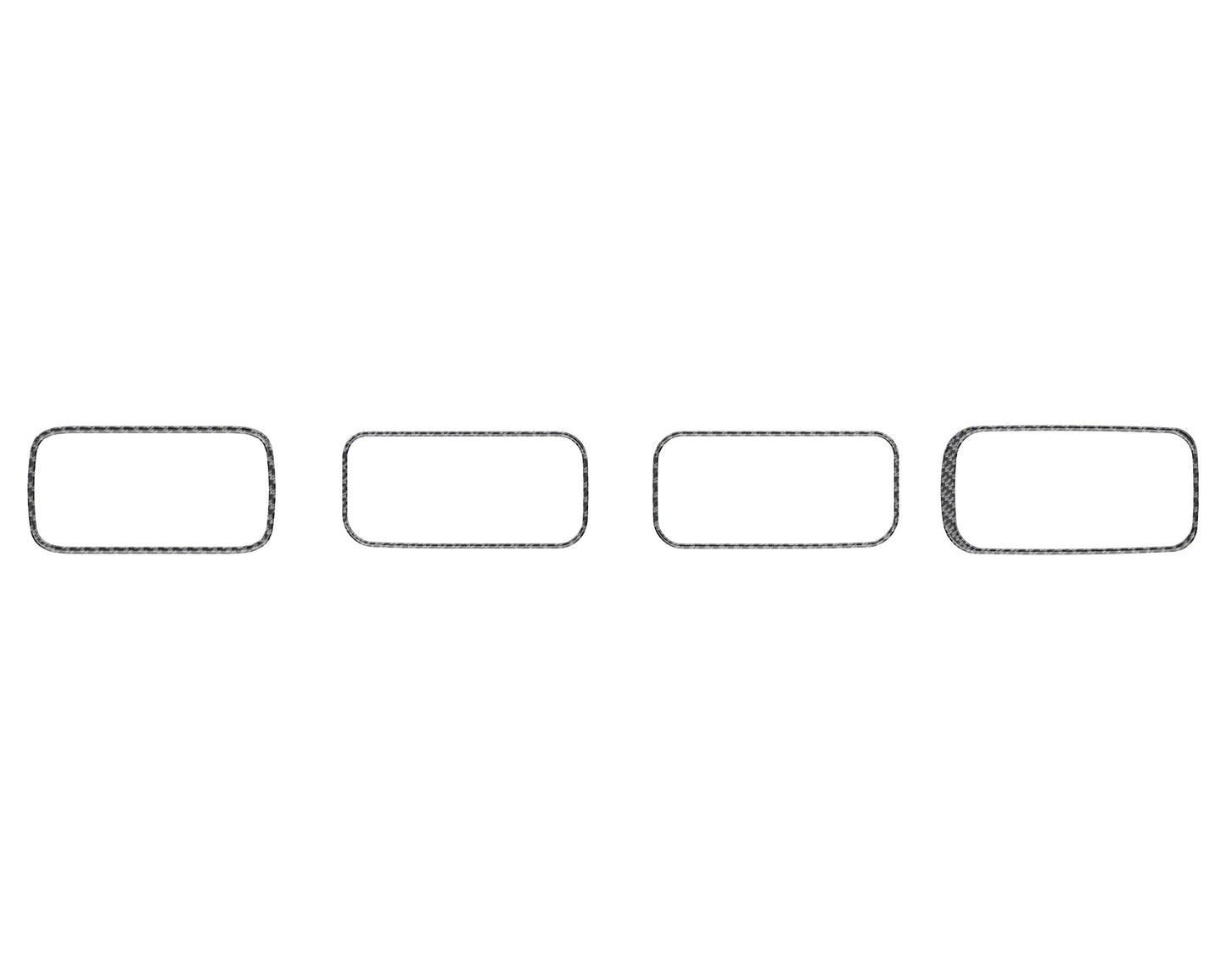 A/C Vent Accent Overlays Fits 2022-2026 Ford Maverick