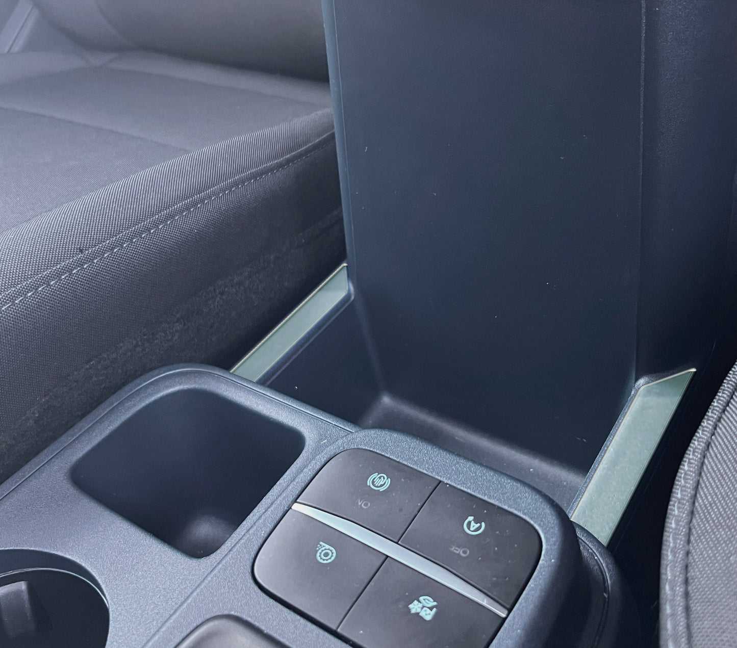 Center Storage Outer Area Accent Overlay Fits 2022-2026 Ford Maverick