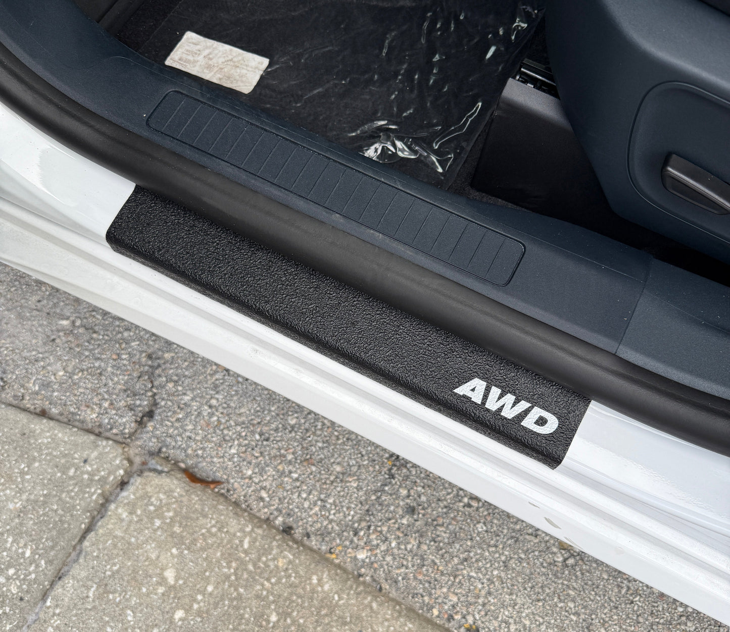 Textured Door Sill Protection Overlays Fits 2022-2026 Ford Maverick