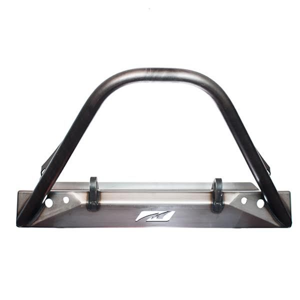 Jeep YJ/TJ Stubby Front Bumper W/Stinger Bare Steel Motobilt - MB1000-S