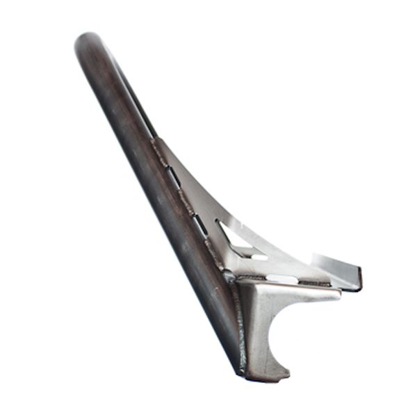Jeep YJ/TJ Stubby Front Bumper W/Stinger Bare Steel Motobilt - MB1000-S
