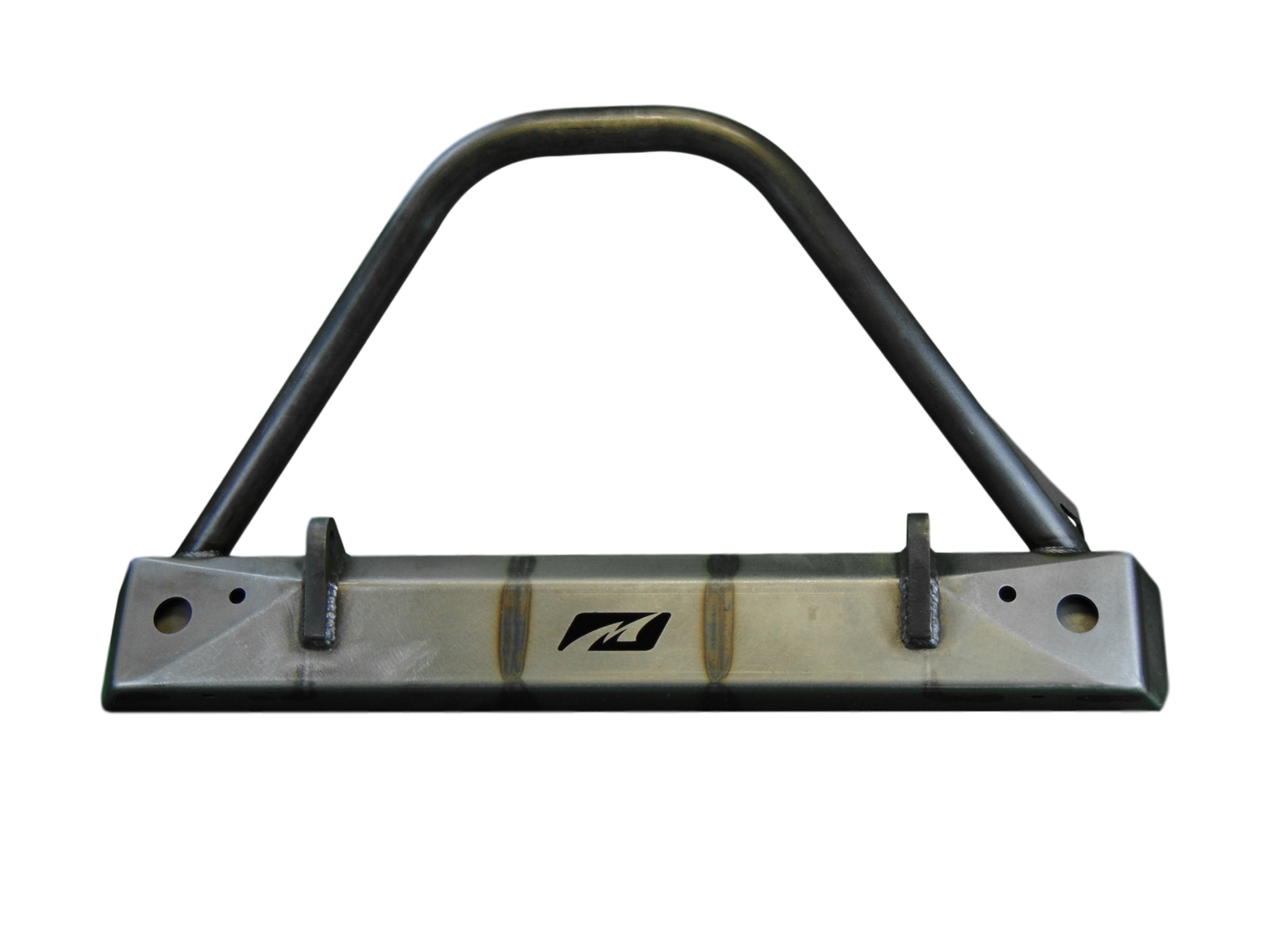 Jeep JK Stubby Front Bumper W/Stinger Bare Steel Motobilt - MB1006-S